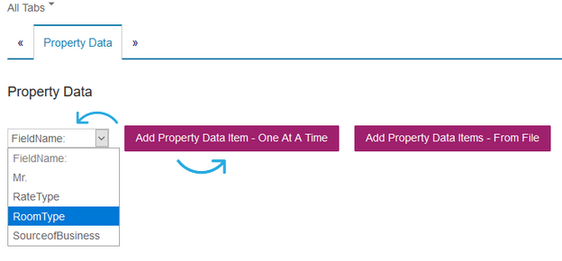 Add Property Data Individually