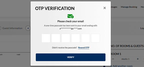 Screenshot showing the Improved One-Time Passcode (OTP) Login Experience